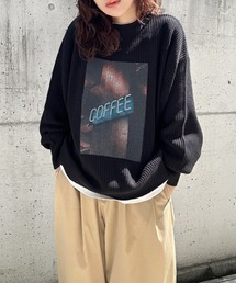 notch. | フォトプリントプルオーバーニット(ニット/セーター)