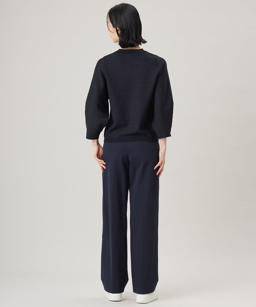 自由区（ジユウク）の「ライトフィールジャージーワイドストレート パンツ（その他パンツ・レディース・ブルー系/ネイビー系/ベージュ系/ブラック系・36/38/40）」の19枚目の写真
