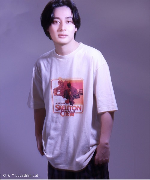tシャツ 「SKELETON CREW」グラデーションロゴTEE/ユニセックス レディース メンズ SKELETON CREW】グラデーションロゴTEE/ユニセックス（Tシャツ
