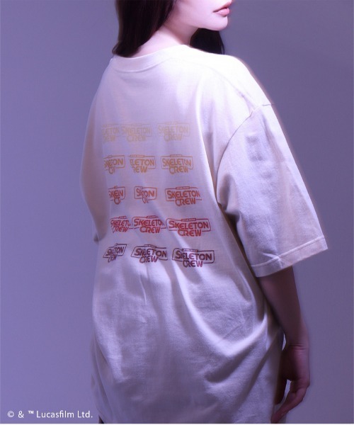 tシャツ 「SKELETON CREW」グラデーションロゴTEE/ユニセックス レディース メンズ SKELETON CREW】グラデーションロゴTEE/ユニセックス（Tシャツ