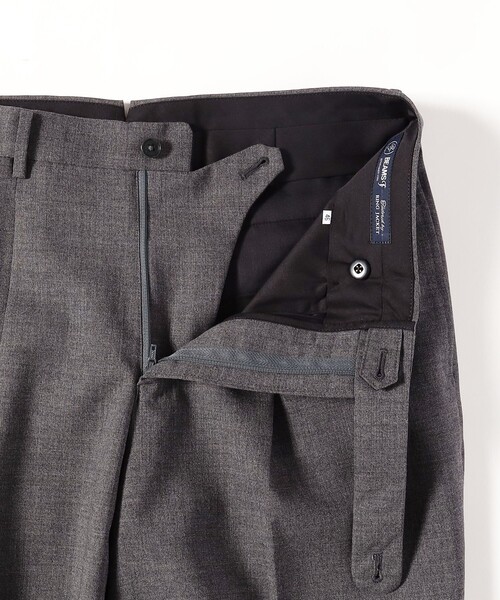BEAMS F EXCLUSIVE FABRIC ウール フレスコ 1プリーツ