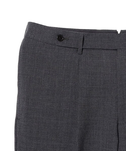 BEAMS F EXCLUSIVE FABRIC ウール フレスコ 1プリーツ
