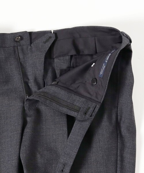 BEAMS F（ビームスエフ）の「BEAMS F EXCLUSIVE FABRIC ウール フレスコ 1プリーツ スラックス（その他パンツ・メンズ・グレー/チャコールグレー・42/44/46/48/50/52）」の21枚目の写真
