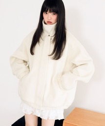 Heather | スタンドシャギーミドルブルゾン 282293(ブルゾン)