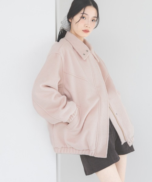 Heather（ヘザー）の「スタンドシャギーミドルブルゾン 282293