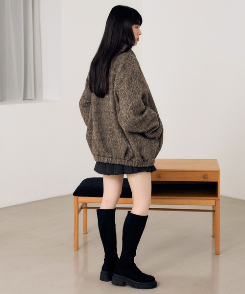 セール】スタンドシャギーミドルブルゾン 282293（ブルゾン）｜Heather