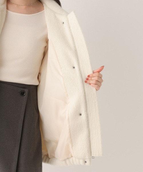 スタンドシャギーミドルブルゾン 282293（ブルゾン）｜Heather（ヘザー