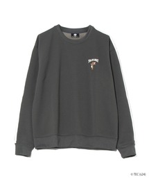 TOM&JERRY（トムアンドジェリー）の「【公式】トムとジェリー　袖二本ライン　ワンポイント刺繍スウェット（スウェット）」