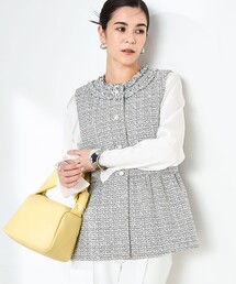 NOLLEY’S | ツイードノーカラージレ(ベスト)