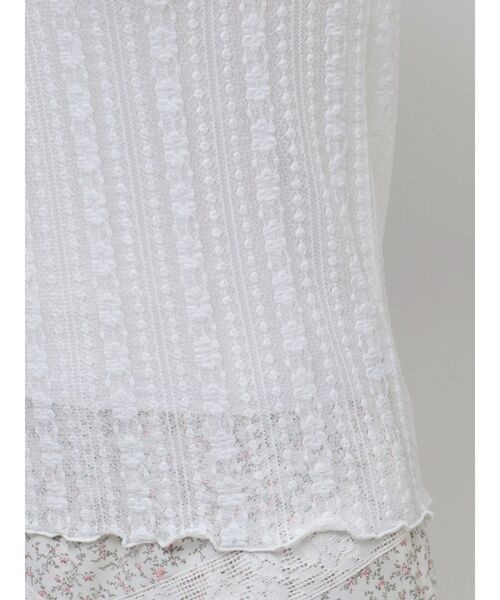 merryjenny Wフリルスリーブレースtops セール】Wフレアスリーブレースtops（Tシャツ/カットソー