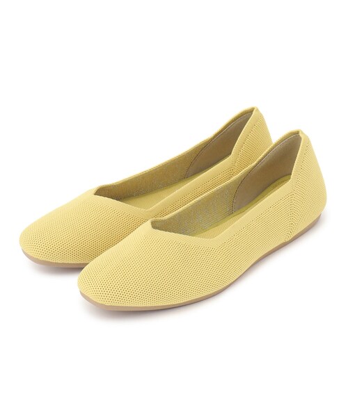 SHOO・LA・RUE(シューラルー)の「【高レビュー】洗えてサラサラ ニットパンプス(その他シューズ・レディース・アイボリー系/ライトグレー/シルバー/イエロー系その他/シルバー系その他・25/45/35)」の4枚目の写真