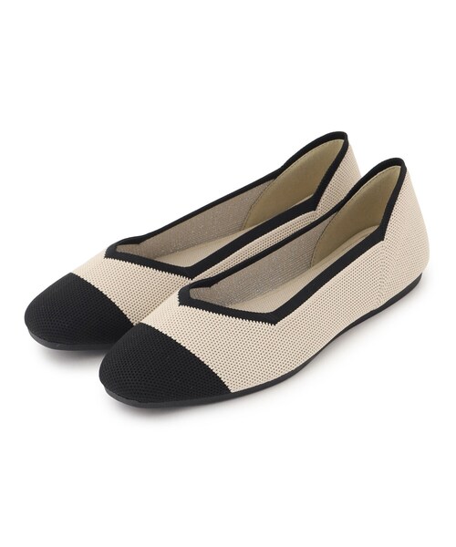 SHOO・LA・RUE(シューラルー)の「【高レビュー】洗えてサラサラ ニットパンプス(その他シューズ・レディース・アイボリー系/ライトグレー/シルバー/イエロー系その他/シルバー系その他・25/45/35)」の7枚目の写真