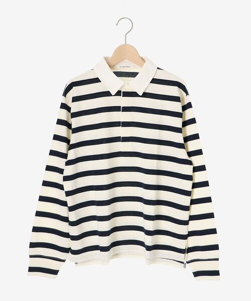 le.coeur blanc（ルクールブラン）の「ラガーシャツ（Tシャツ/カットソー・レディース・ホワイト系その他/グリーン系その他・38）」の3枚目の写真