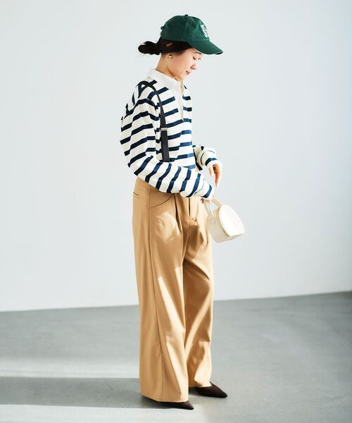 le.coeur blanc（ルクールブラン）の「ラガーシャツ（Tシャツ/カットソー・レディース・ホワイト系その他/グリーン系その他・38）」の8枚目の写真