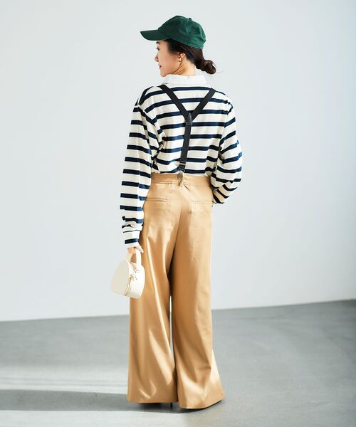 le.coeur blanc（ルクールブラン）の「ラガーシャツ（Tシャツ/カットソー・レディース・ホワイト系その他/グリーン系その他・38）」の9枚目の写真