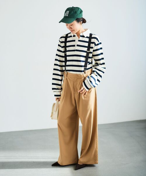 le.coeur blanc（ルクールブラン）の「ラガーシャツ（Tシャツ/カットソー・レディース・ホワイト系その他/グリーン系その他・38）」の10枚目の写真