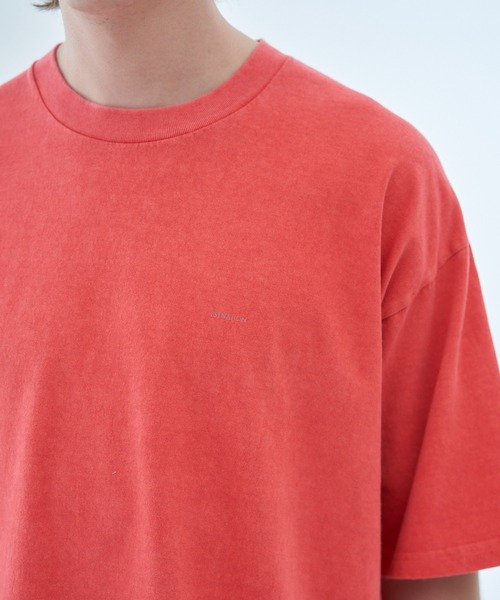 ESTNATION(エストネーション)の「ESTNATION / ESTNATIONロゴ ショートスリーブカットソー(Tシャツ/カットソー・メンズ・ブラック/チャコールグレー/レッド/ホワイト・SMALL/MEDIUM/LARGE)」の10枚目の写真