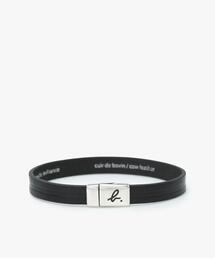 agnes b. | ”b.”ロゴ カーフスキンレザー ブレスレット(ブレスレット)
