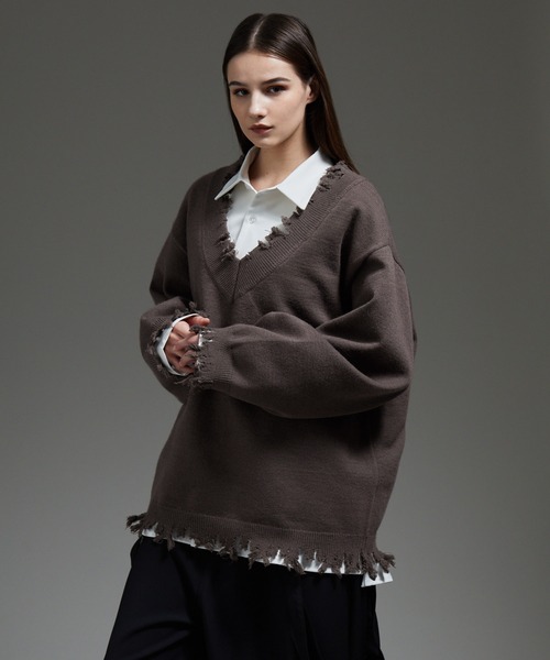 セール】【cussil/クシル】プレーティング天竺アンチピリングルーズ