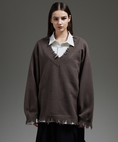 セール】【cussil/クシル】プレーティング天竺アンチピリングルーズ