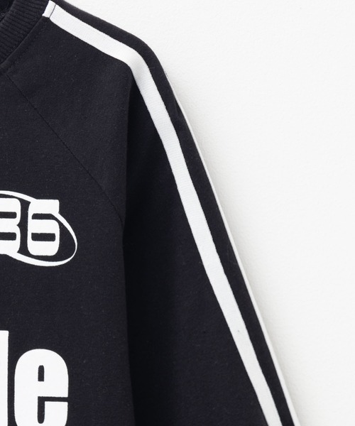 RICH MIX（リッチミックス）の「RICH MIX ラグランチュニック（Tシャツ/カットソー・キッズ・ホワイト系/ブラック系1・160/130/140/150）」の18枚目の写真