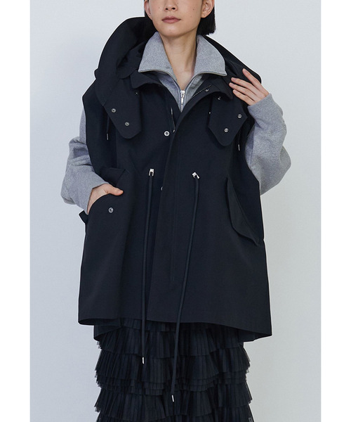 VACHEMENT(ヴァシュモン)の「<VACHEMENT×1er Arrondissement>シェルタフタモッズベスト(その他アウター・レディース・ブルー系その他3/ベージュ・36/38)」の2枚目の写真