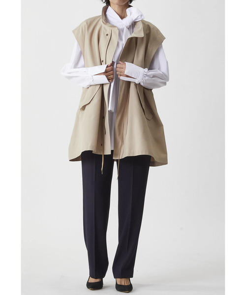 VACHEMENT(ヴァシュモン)の「<VACHEMENT×1er Arrondissement>シェルタフタモッズベスト(その他アウター・レディース・ブルー系その他3/ベージュ・36/38)」の4枚目の写真