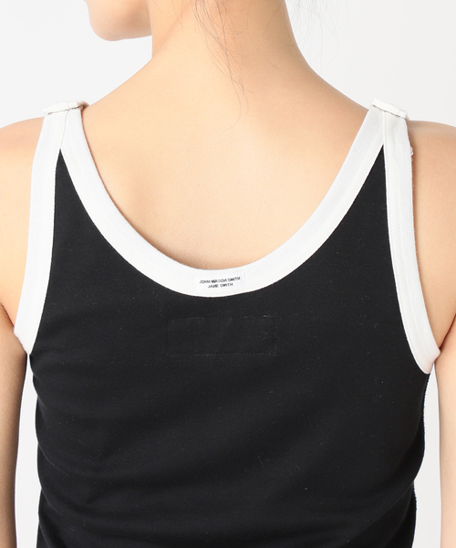 JANE SMITH / JOHN SMITH（ジェーンスミスジョンスミス）の「【JANE SMITH/ジェーンスミス】COTTON RIB UP AND DOWN TANK T：タンクトップ（タンクトップ・レディース・ブラック・38）」の7枚目の写真