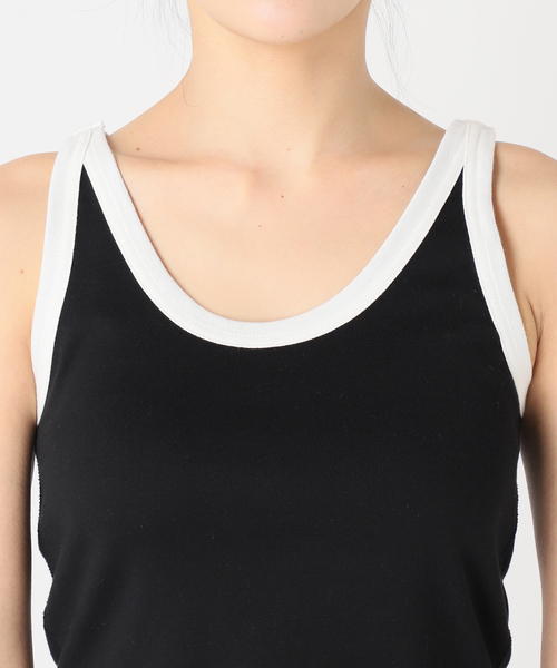JANE SMITH / JOHN SMITH（ジェーンスミスジョンスミス）の「【JANE SMITH/ジェーンスミス】COTTON RIB UP AND DOWN TANK T：タンクトップ（タンクトップ・レディース・ブラック・38）」の9枚目の写真