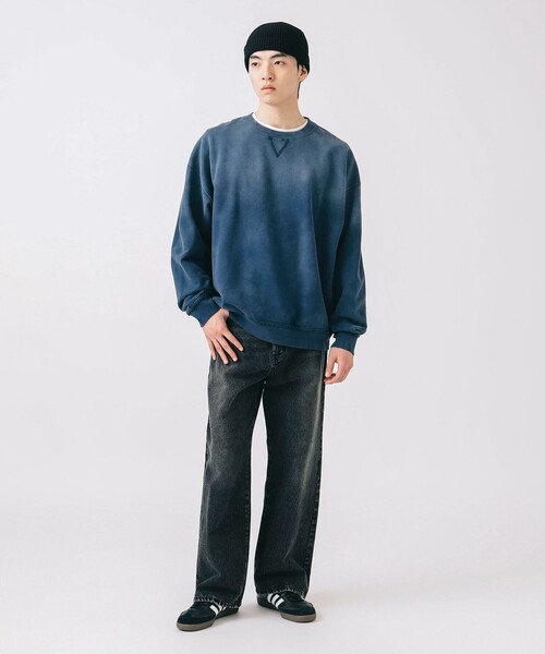 BEAMS HEART（ビームスハート）の「GMS コットンウラケ クルーネック スウェット（スウェット・メンズ・ブラック/ネイビー・LARGE/MEDIUM/SMALL）」の9枚目の写真