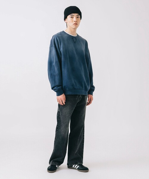 BEAMS HEART（ビームスハート）の「GMS コットンウラケ クルーネック スウェット（スウェット・メンズ・ブラック/ネイビー・LARGE/MEDIUM/SMALL）」の10枚目の写真