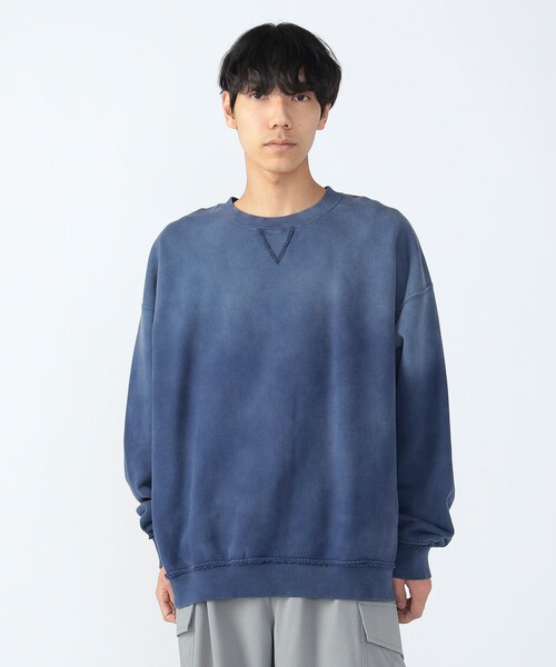 BEAMS HEART（ビームスハート）の「GMS コットンウラケ クルーネック スウェット（スウェット・メンズ・ブラック/ネイビー・LARGE/MEDIUM/SMALL）」の14枚目の写真