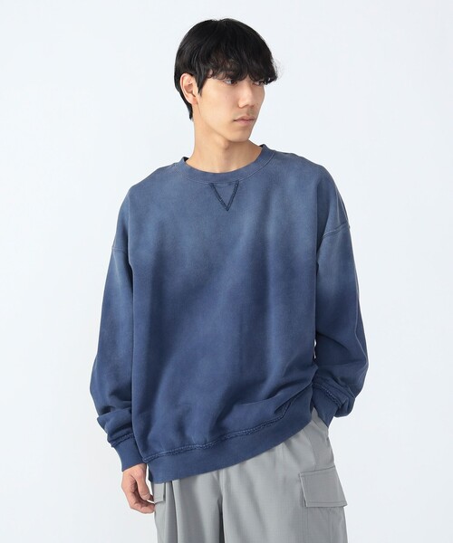 BEAMS HEART（ビームスハート）の「GMS コットンウラケ クルーネック スウェット（スウェット・メンズ・ブラック/ネイビー・LARGE/MEDIUM/SMALL）」の15枚目の写真