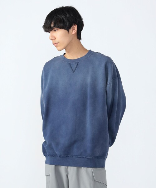 BEAMS HEART（ビームスハート）の「GMS コットンウラケ クルーネック スウェット（スウェット・メンズ・ブラック/ネイビー・LARGE/MEDIUM/SMALL）」の16枚目の写真