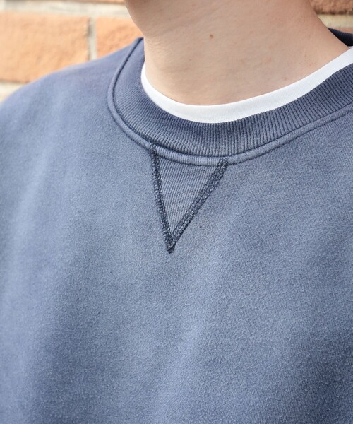 BEAMS HEART（ビームスハート）の「GMS コットンウラケ クルーネック スウェット（スウェット・メンズ・ブラック/ネイビー・LARGE/MEDIUM/SMALL）」の18枚目の写真
