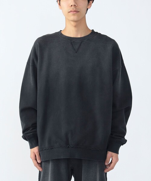 BEAMS HEART（ビームスハート）の「GMS コットンウラケ クルーネック スウェット（スウェット・メンズ・ブラック/ネイビー・LARGE/MEDIUM/SMALL）」の21枚目の写真