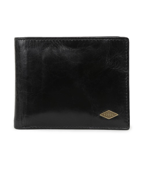 フォッシル パスポート入れ メンズ レザー ブラックML3829001