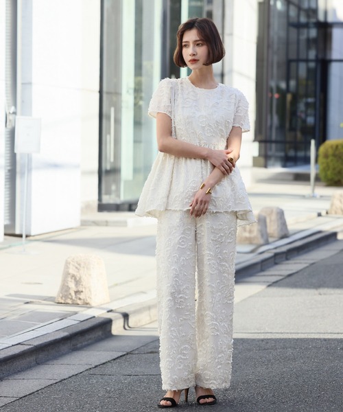 美品✨ アーヴェヴェ パンツ ブラウス セットアップ 3点セット 近年モデル a.v.v（アー・ヴェ・ヴェ）｜おすすめから探す｜イトキン