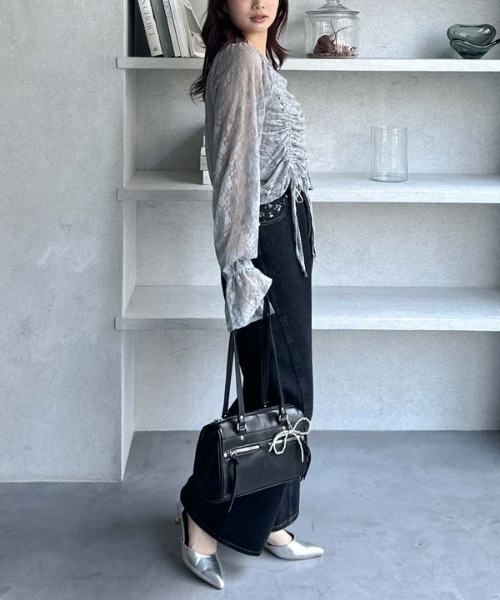 セール】レースドロストTOPS（Tシャツ/カットソー）｜archives