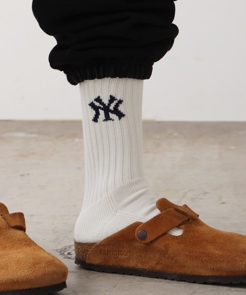 ROSTER SOX(ロスターソックス)の「ROSTER SOX/ロスターソックス×MLB/エムエルビー MLB 96 SOCKS ソックス(ソックス/靴下・メンズ・ホワイト×ブルー/ホワイト×ネイビー・25-27)」の2枚目の写真