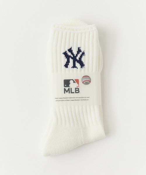 ROSTER SOX(ロスターソックス)の「ROSTER SOX/ロスターソックス×MLB/エムエルビー MLB 96 SOCKS ソックス(ソックス/靴下・メンズ・ホワイト×ブルー/ホワイト×ネイビー・25-27)」の7枚目の写真