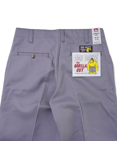 BEN DAVIS USA》USA GORILLA CUT LIGHT GREY/ゴリラカットパンツ