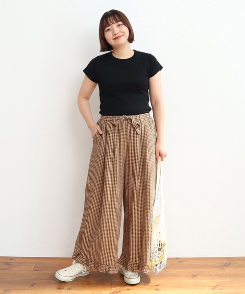 Dot&Stripes CHILD WOMANフリル付き カジュアルパンツ Dot and Stripes CHILD WOMAN フリルパンツ
