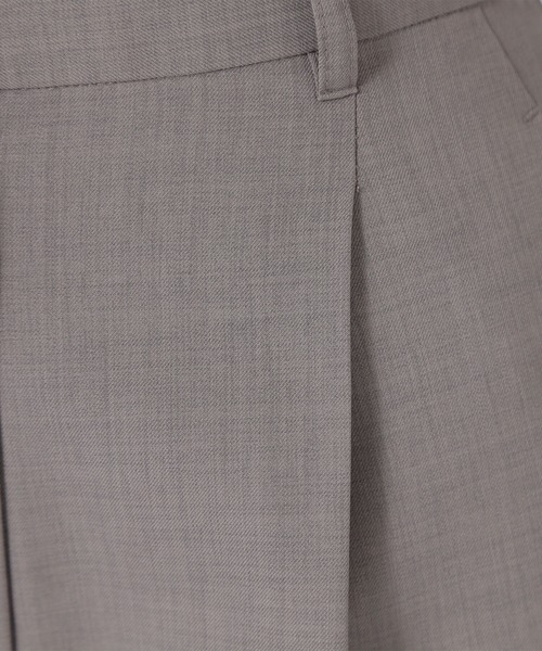 NATURAL BEAUTY BASIC（ナチュラルビューティーベーシック）の「◇リネンライク SETUP ワイドストレートパンツ（その他パンツ・レディース・チャコールグレー/ベージュ・MEDIUM/SMALL）」の20枚目の写真