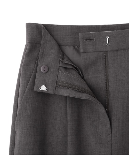 NATURAL BEAUTY BASIC（ナチュラルビューティーベーシック）の「◇リネンライク SETUP ワイドストレートパンツ（その他パンツ・レディース・チャコールグレー/ベージュ・MEDIUM/SMALL）」の22枚目の写真