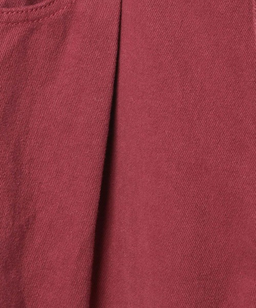 PBLIM（ページボーイリム）の「《UNISEX》ワイドタックパンツ（チノパンツ・レディース・レッド/ブルーグリーン/ブラック/ベージュ・MEDIUM/LARGE）」の7枚目の写真