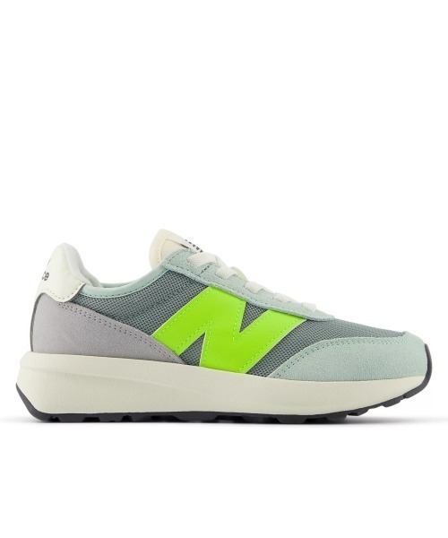 Kinetics(キネティクス)の「New Balance 370(ニューバランス PH370)(スニーカー・キッズ・グリーン系/パープル系・21cm/20cm/19cm/18.0cm/17.0cm)」の2枚目の写真