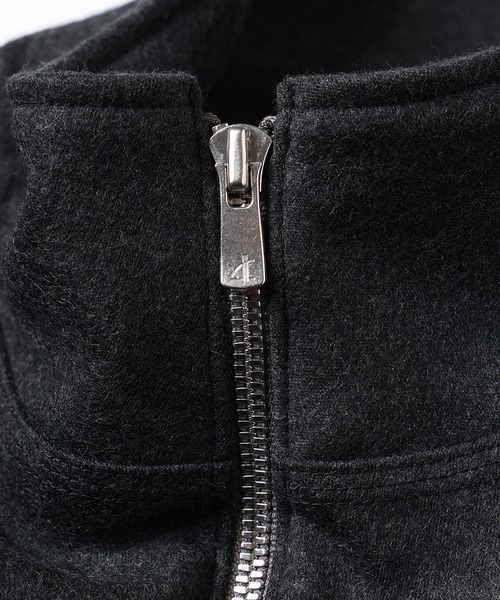 JIEDA(ジエダ)の「WOOL HALF ZIP(ブルゾン・メンズ・ブラック/グレー・2/1)」の11枚目の写真