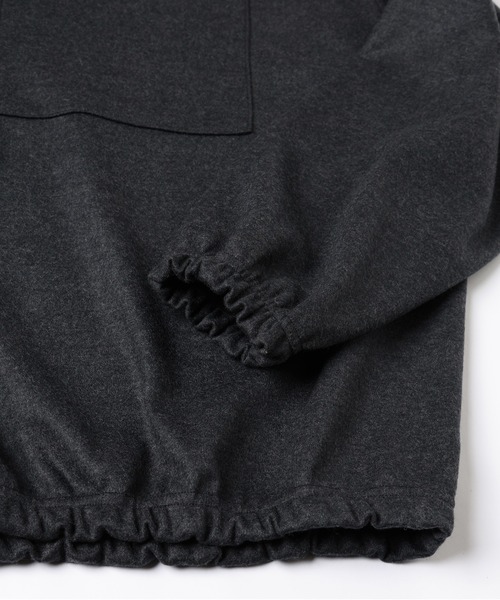 JIEDA(ジエダ)の「WOOL HALF ZIP(ブルゾン・メンズ・ブラック/グレー・2/1)」の12枚目の写真
