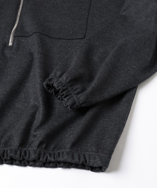 JIEDA(ジエダ)の「WOOL HALF ZIP(ブルゾン・メンズ・ブラック/グレー・2/1)」の13枚目の写真